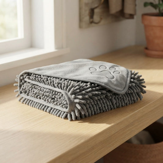 DryPaw Quick-Dry Absorbent Pet Bath Towel